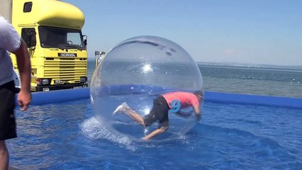 L'aquabulle a la cote ! Fou rire garanti ! (vidéo)