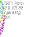 VIBOX Fusion 66 Gaming PC  37GHz AMD Ryzen QuadCore CPU RX 460 GPU leistungsfähig