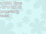 VIBOX Fusion 71 Gaming PC  37GHz AMD Ryzen QuadCore CPU RX 460 GPU leistungsfähig