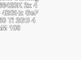 AGANDO Silent Gaming PC  AMD A66420K 2x 40GHz  Turbo 42GHz  GeForce GTX750 Ti 2GB