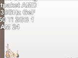 AGANDO Silent Gaming PCKomplettpaket  AMD FX8320 8x 35GHz  GeForce GTX750 Ti 2GB
