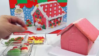 Hello Kitty Holiday Cookie House Kit, Sanrio