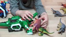 공룡 로봇 랍토르 3단 합체 썬더라이온 대결 블랙재규어 타이거볼트 지오메카 비스트가디언 변신로봇 장난감 놀이 뉴욕이랑놀자 NY Toys