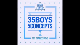 [FULL ALBUM] PRODUCE 101 35 Boys 5 Concepts