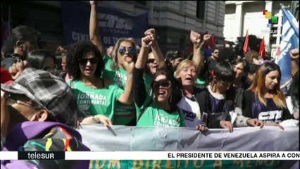 Montevideo: Jornada por la Democracia y contra el Neoliberalismo