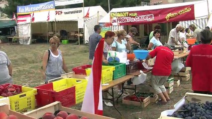 Festival "Terres de Resistance". Belle affluence au Marché Paysan.