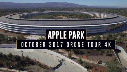 Tour en Drone des nouveaux bureaux monumentaux d'Apple en Californie !