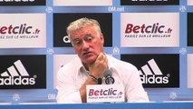 Nouveau match nul pour l'OM. La réaction de Didier Deschamps