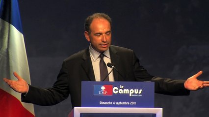 Copé devant les jeunes UMP: "Modernisation" avec Sarkozy ou "Sirènes trompeuses" avec le PS. (vidéo)