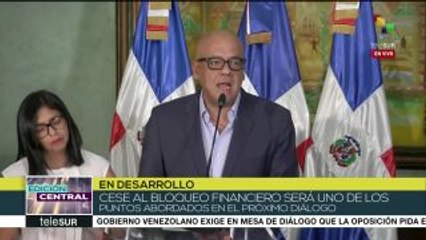 Rodríguez: Esperamos que el diálogo cristalice acuerdos concretos
