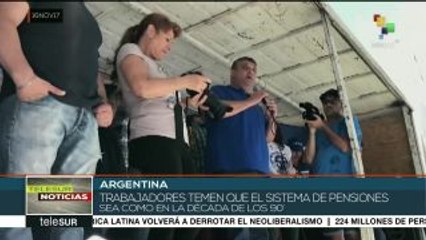 Trabajadores argentinos dispuestos a defender sus derechos