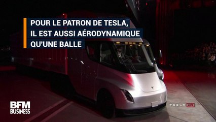 Tesla a présenté son camion électrique