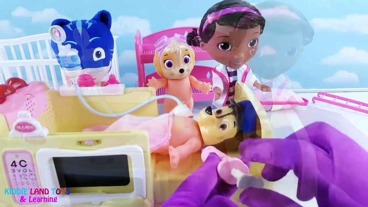 Paw Patrol PJ Masks Baby Dolls Potty Training Feeding Doc McStuffins Finger Family Nursery Rhymes