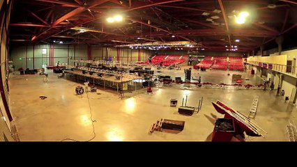 MMT : montage de la scène dans la Halle