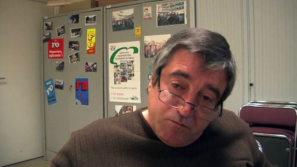 René Sale, délégué FO Aix-en-Provenceet Pertuis