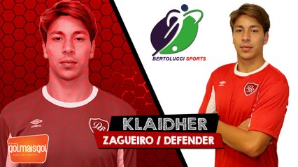 KLAIDHER Vittorio Bravin Macedo - Zagueiro - www.golmaisgol.com.br - BERTOLUCCI SPORTS