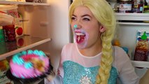 Frozen Elsa EATING DISORDER!! w_ Spiderman Joker Hair Trouble Cake Fun Superhero in real life IRL | Superheroes | Spiderman | Superman | Frozen Elsa | Joker