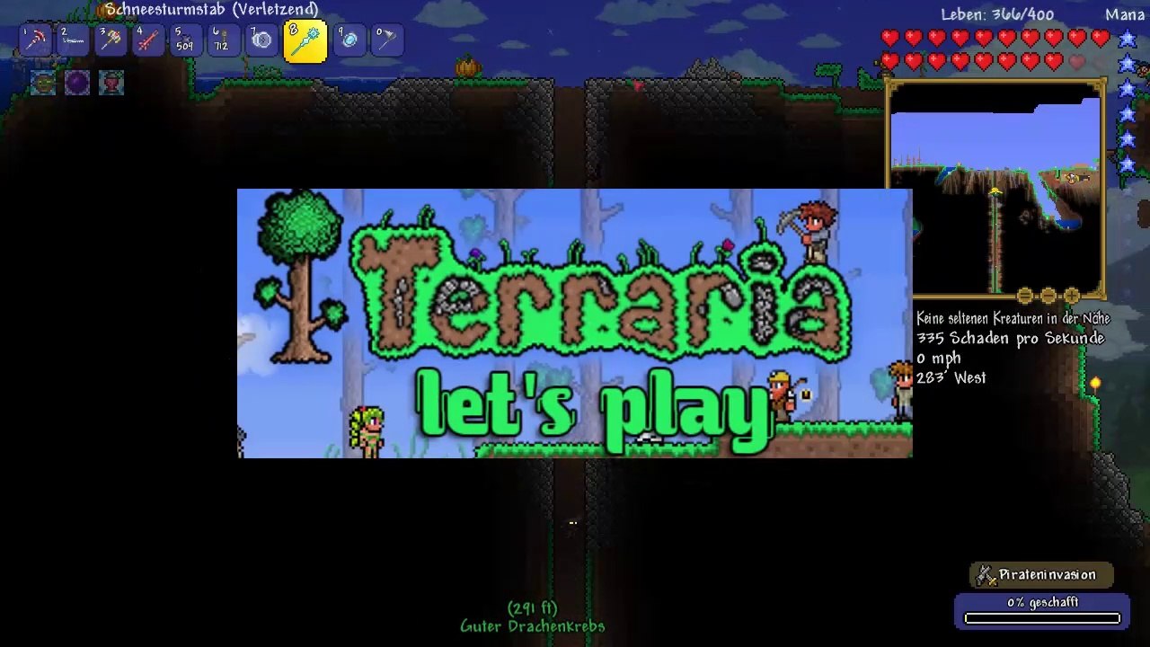 Terraria Let's Play 129: Gewiefte Piraten-Bekämpf-Strategie