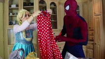 Frozen Elsa GETTING READY FOR THE BALL w_ Spiderman Dance Challenge Fun Superhero in real life IRL | Superheroes | Spiderman | Superman | Frozen Elsa | Joker