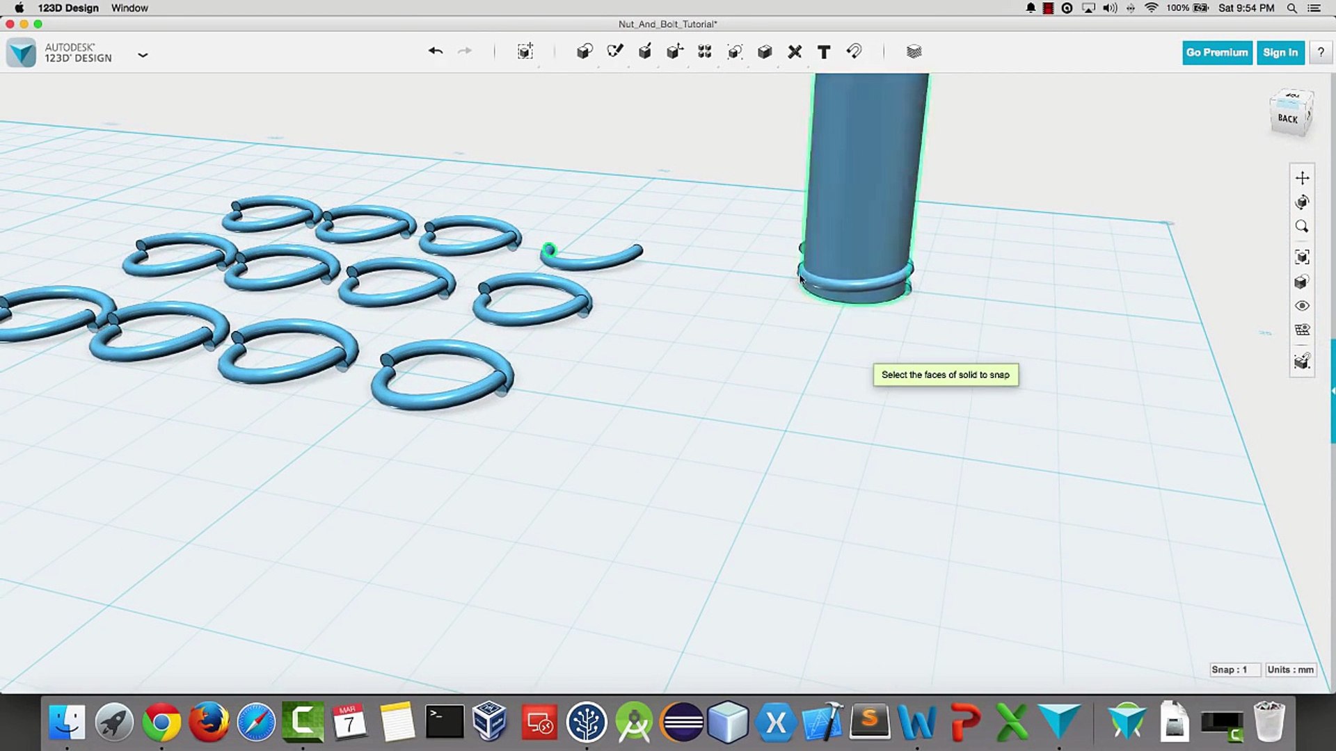 Create A Nut And Bolt In 123d Design For 3d Printing Tutorial Video Dailymotion