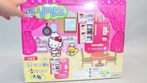 Hello Kitty Ice Cream Fridge Refrigerator Drinks Vending Machines Toys Play Doh Toy Surprise