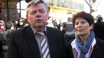 René Raimondi et Nicole Joulia lancent la campagne PS à Martigues.