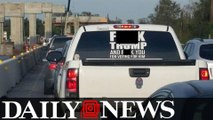 Woman behind 'F--k Trump' truck sticker arrested for fraud