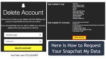Watch: Here is How to Request Your Snapchat My Data | Accessing Your Snapchat Data