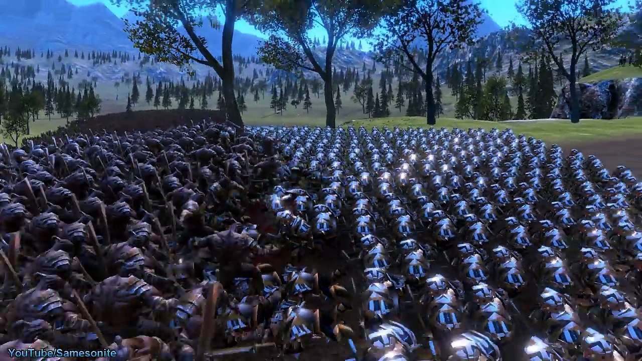 300 Dwarfs 3 US Marines vs 20000 Orcs Siege Ultimate Epic Battle Simulator
