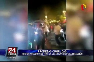 En el interior del país: promesas cumplidas tras la clasificación al Mundial