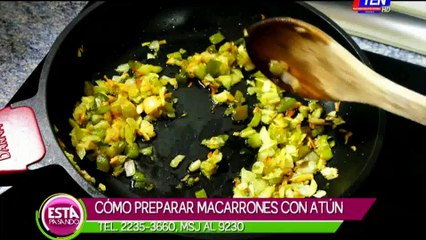 Cómo preparar macarrones con atún