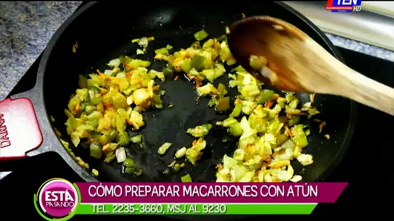 Cómo preparar macarrones con atún