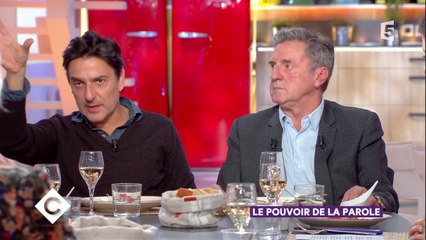 Yvan Attal et Daniel Auteuil au dîner - C à Vous - 17/11/2017