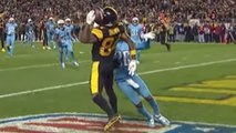 Antonio Brown Makes INSANE One Handed Helmet Catch vs Titans