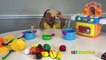 Learn Fruits and Vegetable Names Compilation with RYAN Velcro Toy Foods for Kids ABC Surprises