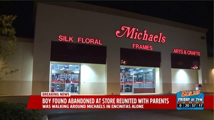 California Boy Found Wandering in Store Reunited with Parents