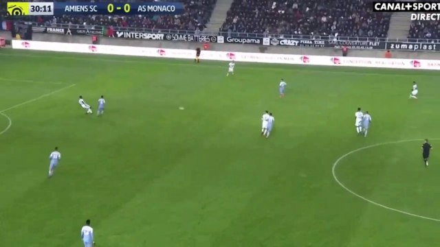 Serge Gakpe Goal HD - Amiens 1-0 AS Monaco - 17.11.2017