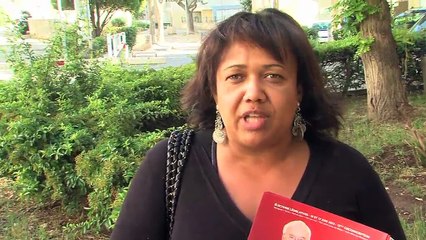 Rencontre avec Patricia Baptiste lors de cette opération porte-à-porte.