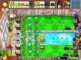 Plantas vs Zombies Supervivencia infinito nivel 1, 2, 3, 4, 5, 6, 7, 8, 9 y 10