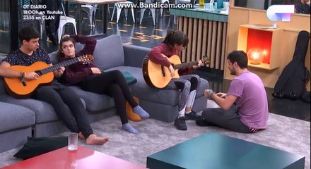 Aitana le canta a Cepeda "Bailando" de Enrique Iglesias | OT 2017