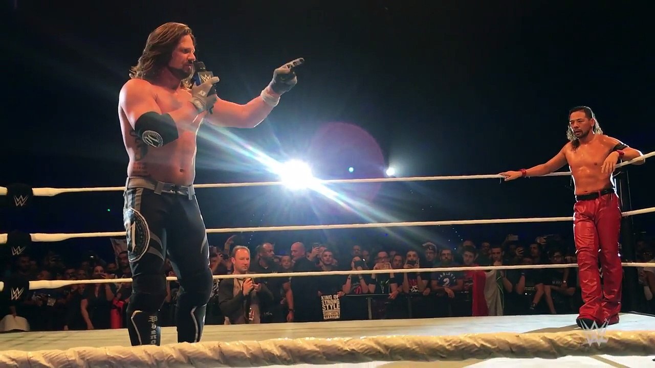 Florence,Italy wants to see Styles & Nakamura clash at WrestleMania