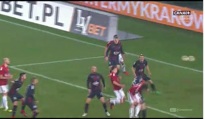 Jakub Bartkowski Goal HD - Wisla	1-0	Pogon Szczecin 17.11.2017