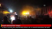 Kaşık Atölyesinde Yangın