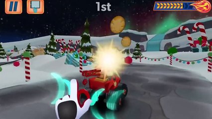 Blaze and the Monster Machines Merry Christmas Сar Game Cartoon for Kids