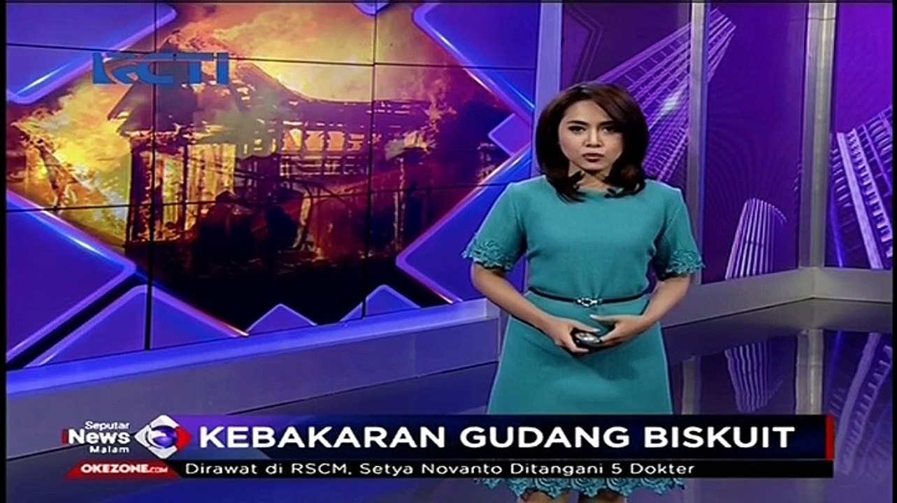 Gudang Biskuit Terbakar