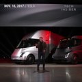 Elon Musk Gives First Look At Tesla's Electric Semi