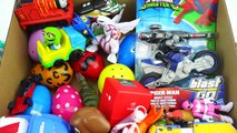 Box Full of Toys | Spiderman Figure Disney Cars Figures Vehicles toys Cars Disney Action Figures 17