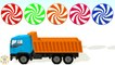 Learn Colors with 3D Candy Truck For Kids Toddlers Babies-EFihwrQBQx4