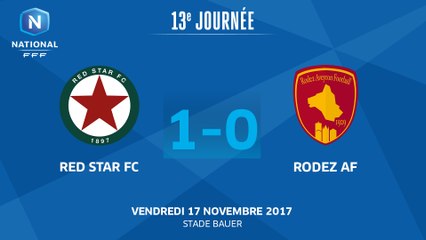 J13 - Red Star FC – Rodez AF (1-0), le résumé