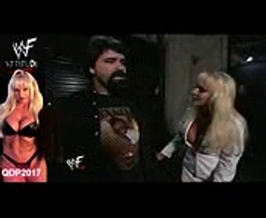 Mick Foley & Debra backstage 11272000